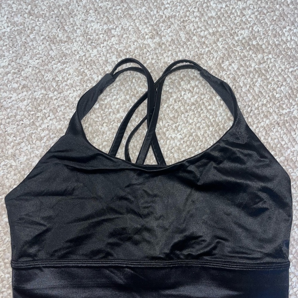 Lululemon Energy Longline Bra *Medium Support, B-D Cups Foil